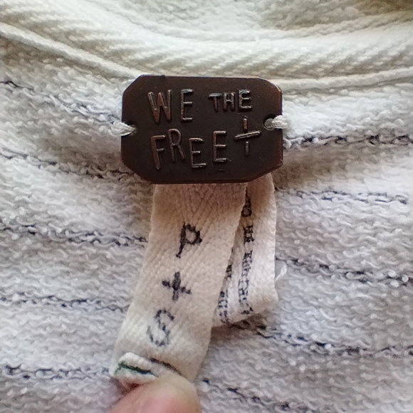 Free People We The Free Ebb & Flow Striped Zipped Cardigan Size Small - Picture 5 of 5